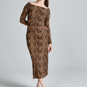 Vestido de Oncinha Midi