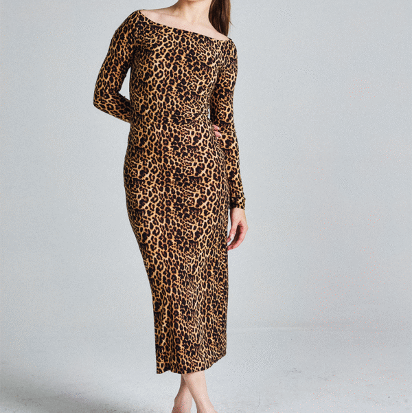 Vestido de Oncinha Midi